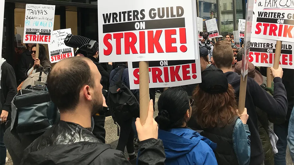 Writers' Strike Reaches the Season Finale