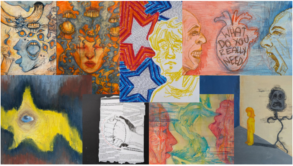 AP Art Students Inspired In Class